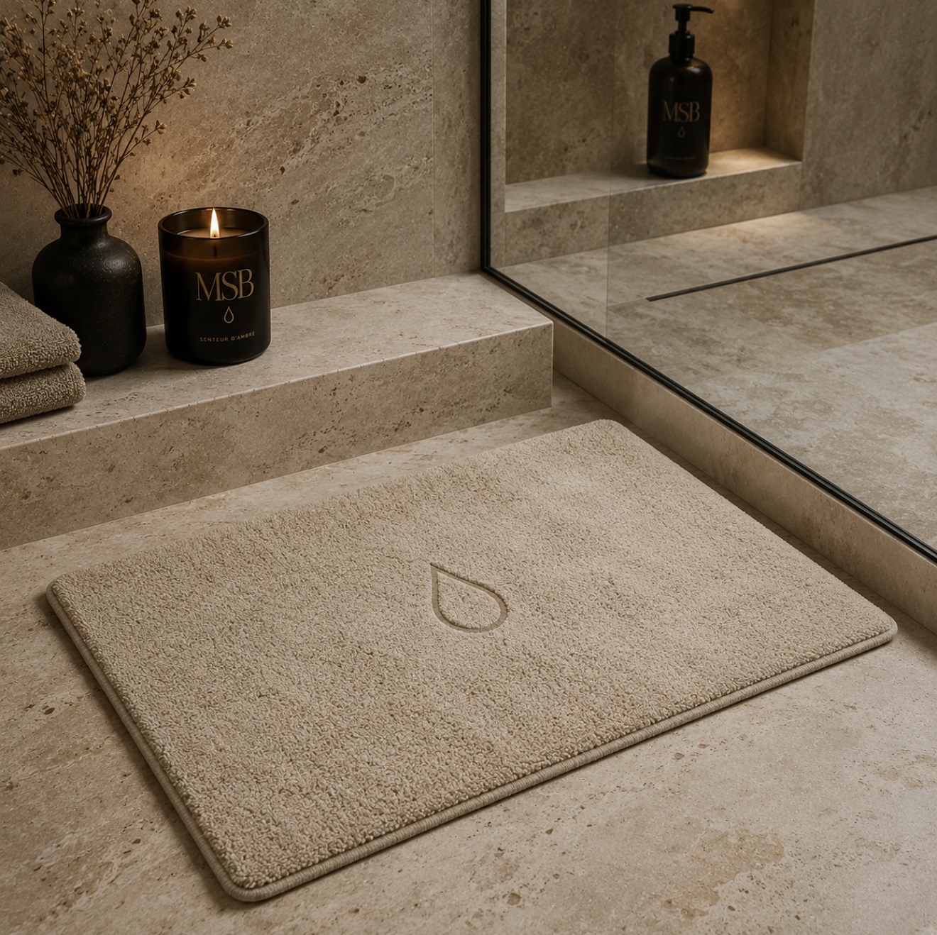 Tapis Sable Ivoire